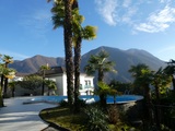 Piscina e terrazza con meravigliosa vista lago , Apartment for rent, 6976 Castagnola
